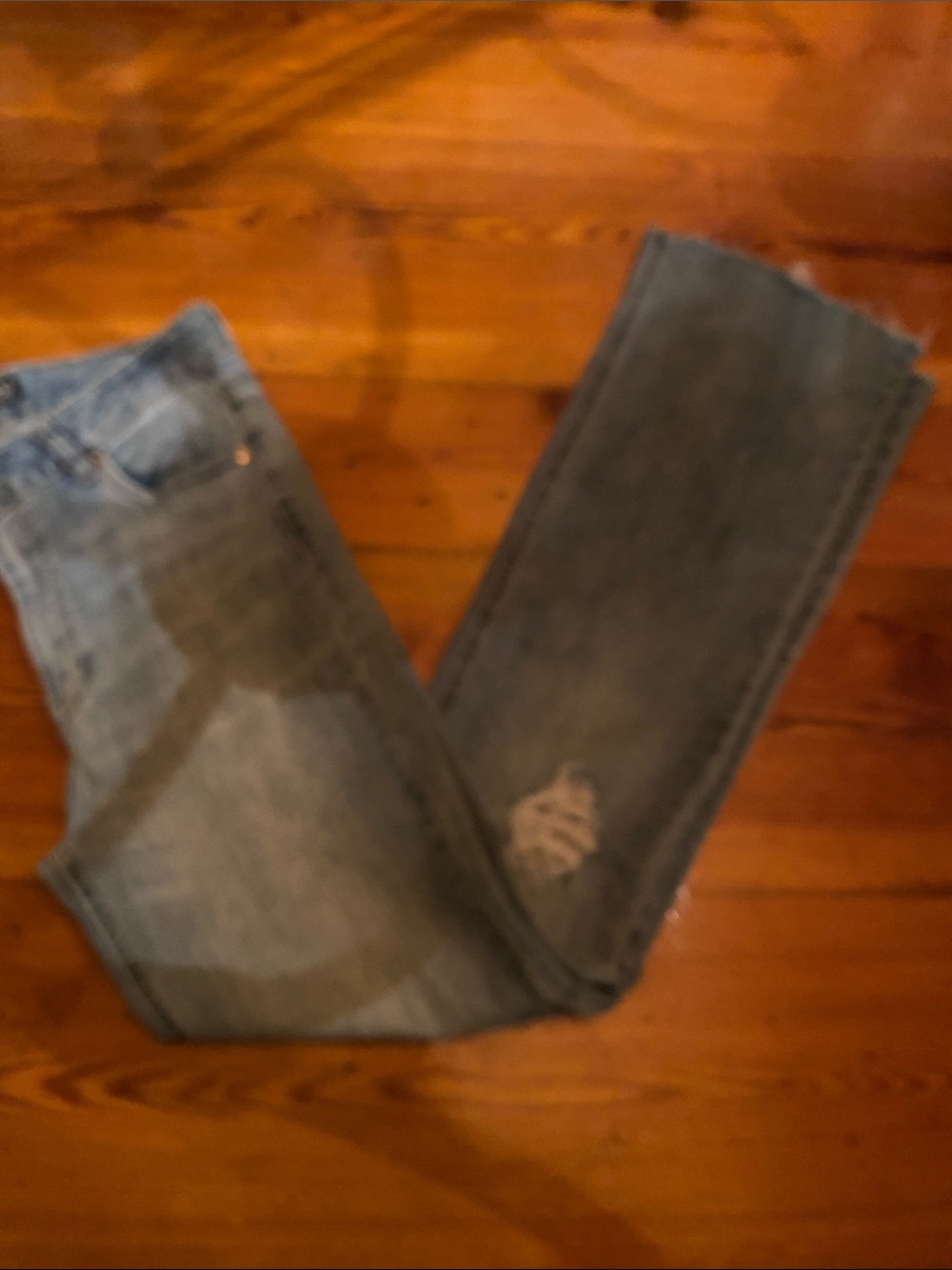 Women's Boot-Cut Jeans in Faded Blue